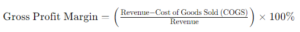 gross profit margin formula